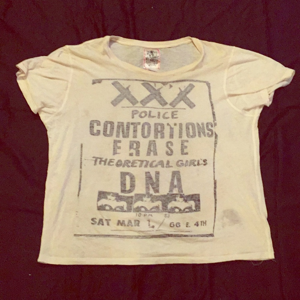 Cream White ‘Theoretical Girls’ T-Shirt